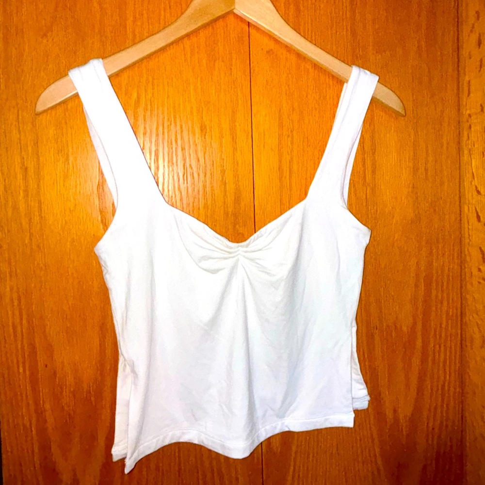 White fox white dressy top